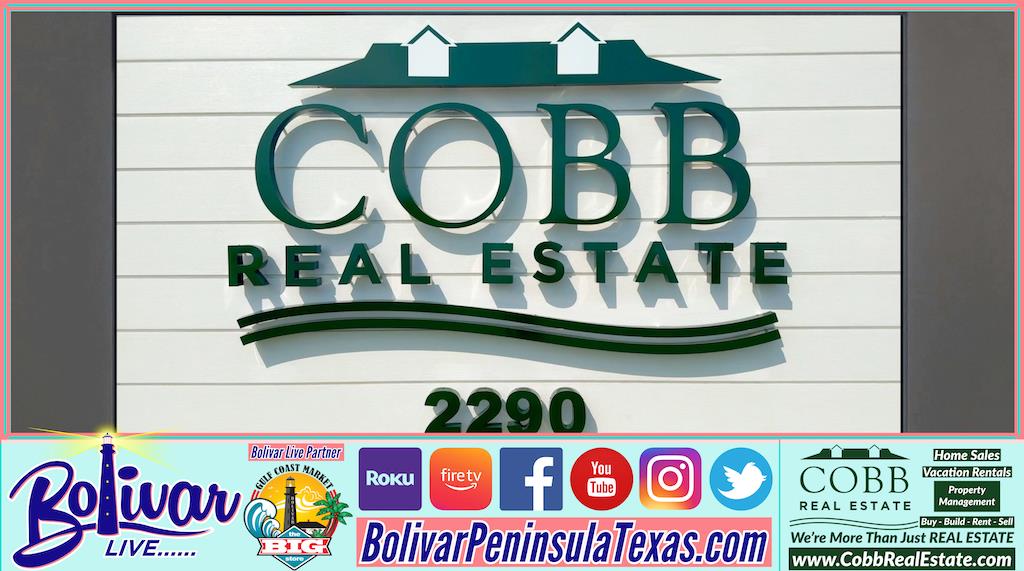 Cobb Real Estate New Sign And Mothers Day Weekend At The Texas Crab Festival 2024.