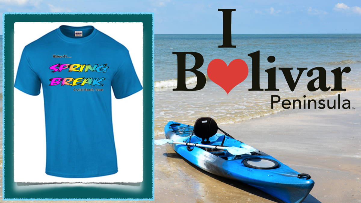 Crystal Beach Texas 2017 Just Bolivar T-Shirts Available This Saturday!