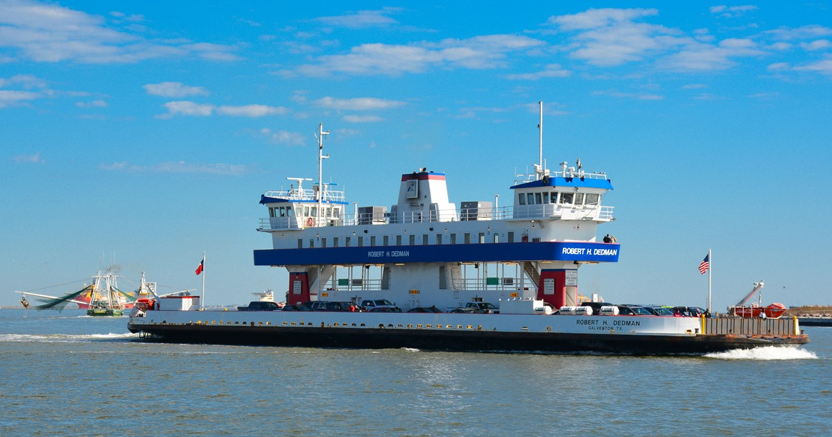 Galveston Ferry Schedule For Christmas 2022 Galveston - Bolivar Peninsula Ferry Serves Crystal Beach, Port Bolivar,  Caplen, Gilchrist, And High Island