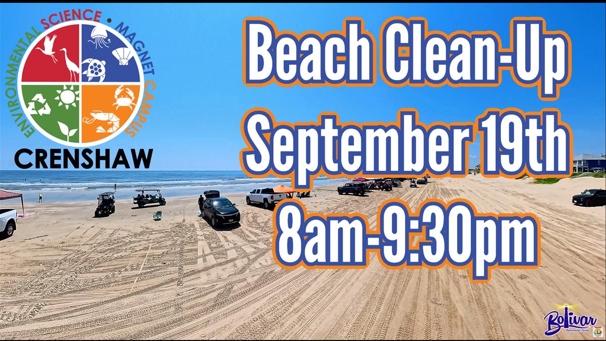 Crenshaw Beach Clean Up Crenshaw Beach Clean Up