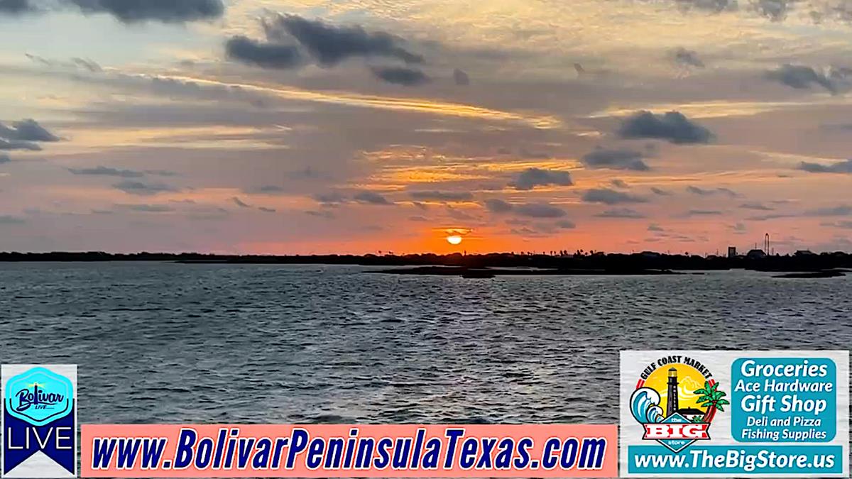 A Bolivar Peninsula Sunrise, The Choices On Our 27 Mile Stretch.