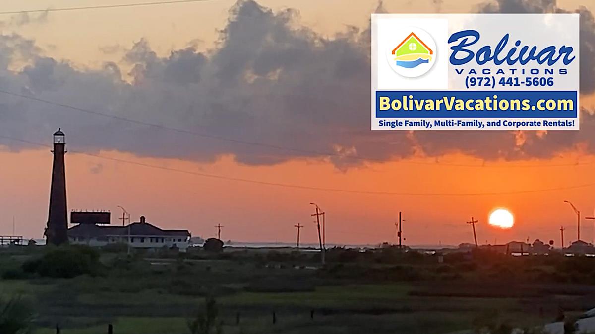 A Bolivar Peninsula Sunset From Fort Travis.
