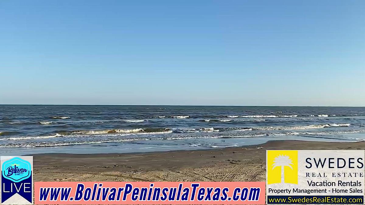 A Fall Afternoon Beachfront On Bolivar Peninsula.