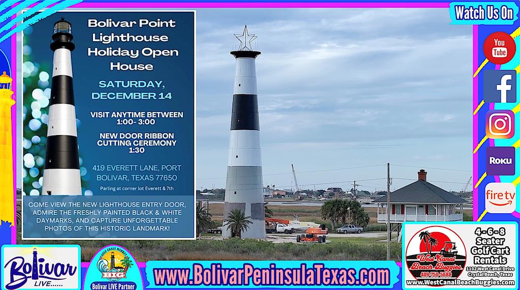 A Look At The Weekend Ahead, And The Icon Of Beauty, The Bolivar Lighthouse