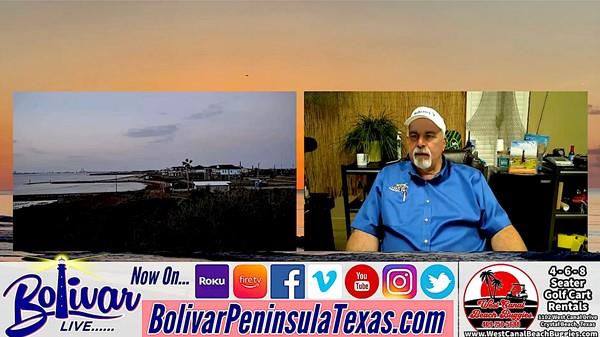 A Morning View and Weekend Weather Forecast For Bolivar Peninsula.