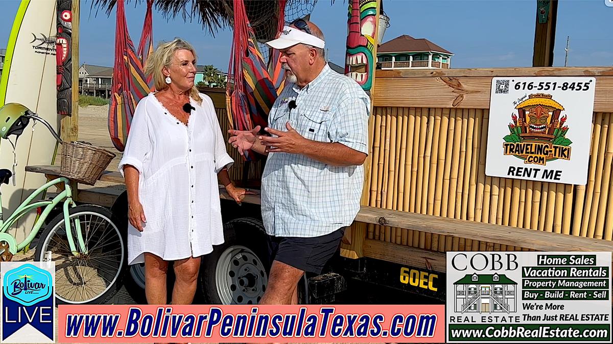 A Party On The Beachfront With Traveling Tiki, The Original.