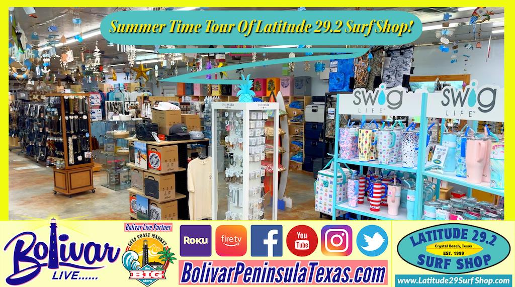 A Walk Through A Texas Sized Surf Shop, Latitude 29 Surf Shop.