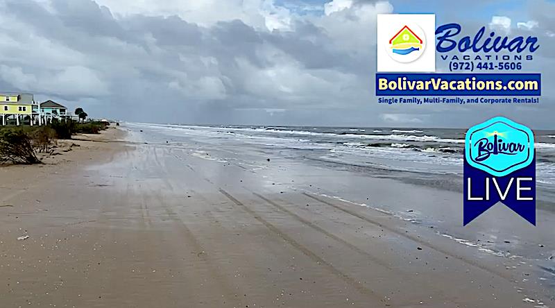 Above Crystal Beach, Texas And Our 27 Miles Of Beachfront Paradise.