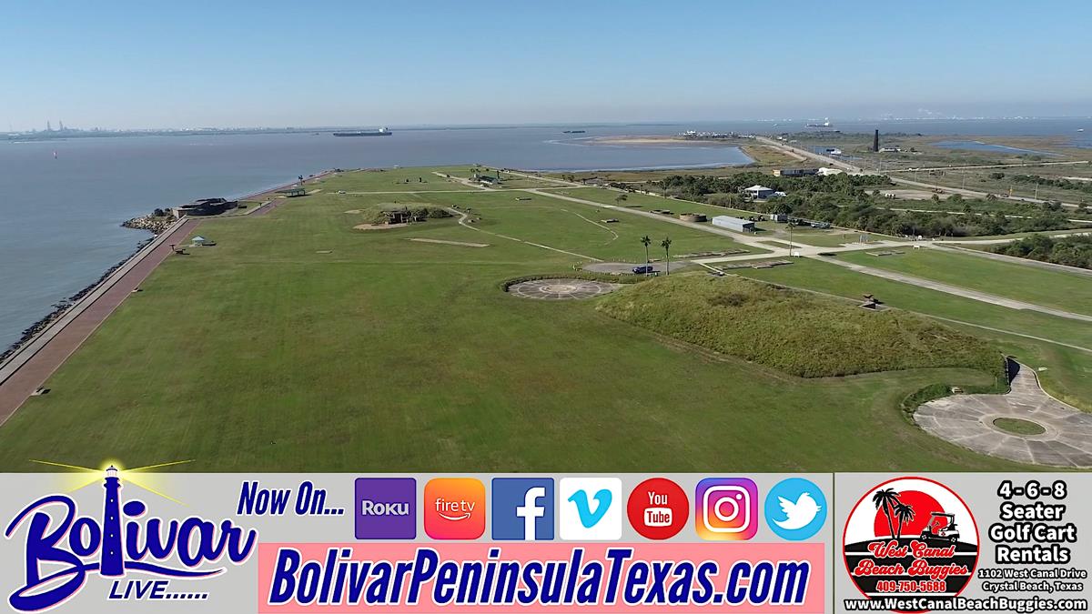 Aerial Look From Above, Bolivar Peninsula, Beach, And Weekend Weather.
