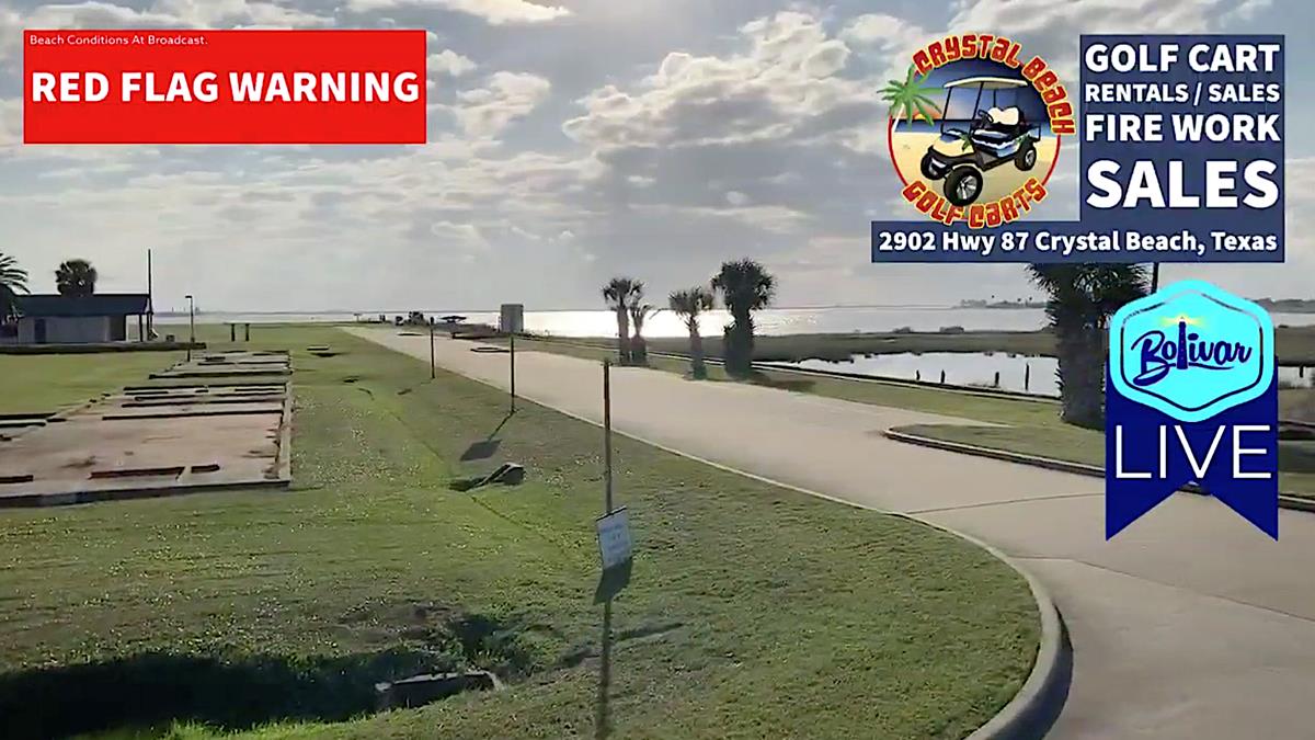 Afternoon View Of Fort Travis On Bolivar Peninsula.