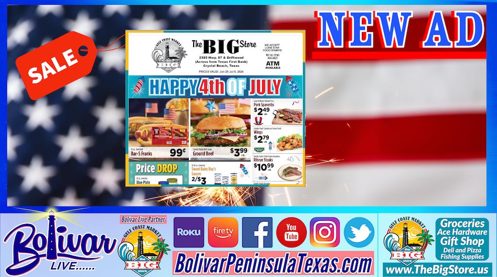 All New Big Store Ad Shop Local This July 4th.