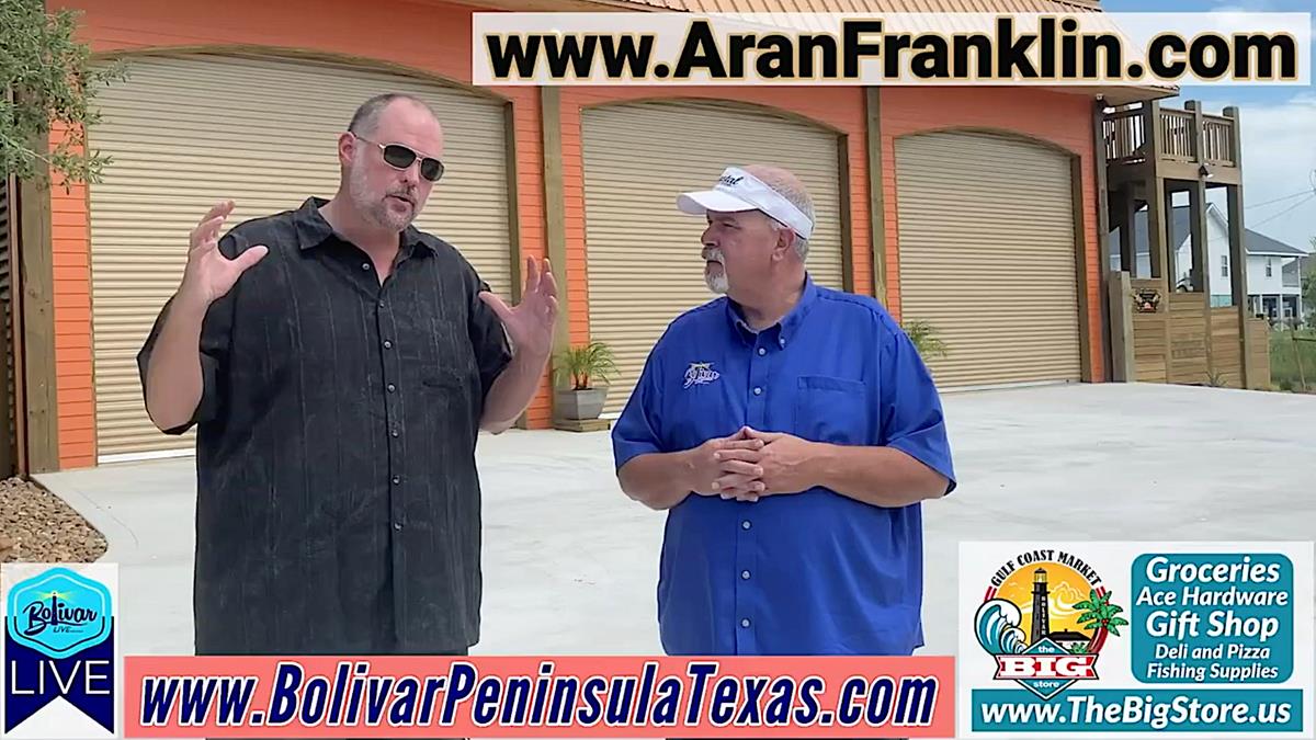 Aran and Franklin, When Building An RV Port On Bolivar.