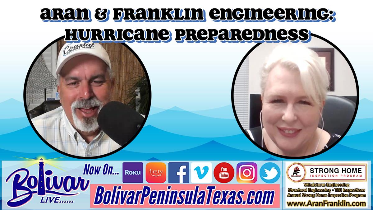 Aran & Franklin Engineering, We're Talking Hurricane Preparedness.