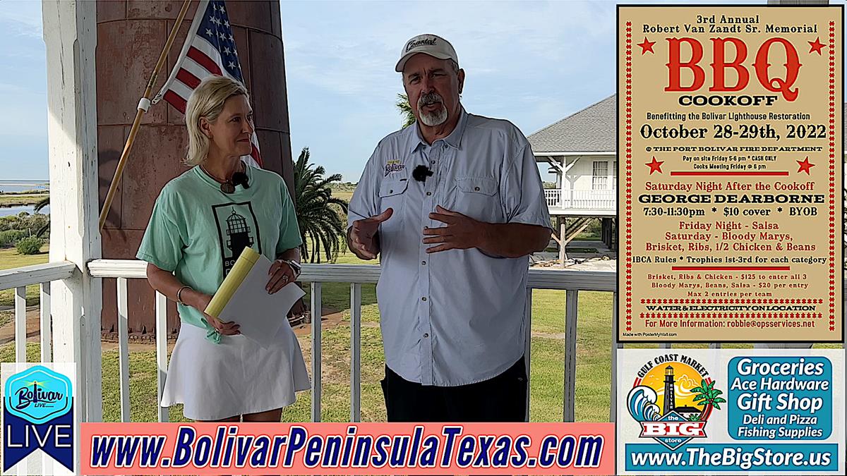 BBQ Cookoff On Bolivar Peninsula, October 28th and 29th.