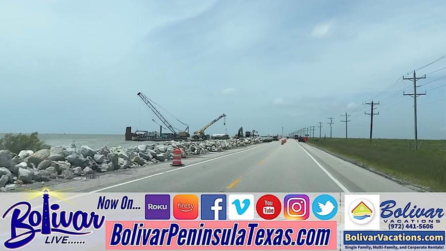 Back On Bolivar Peninsula, A Ride Along The Coastal Highway.