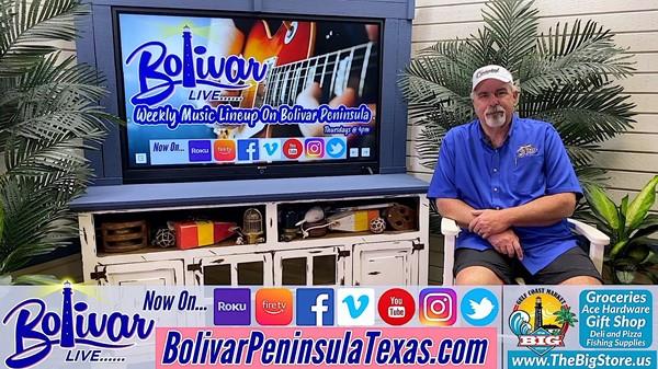 Bands On Bolivar Peninsula, This Week With Bolivar Live.