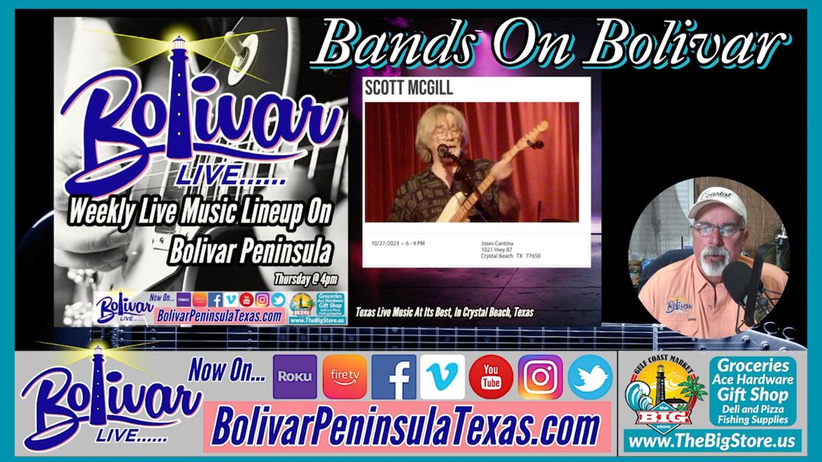 Bands On Bolivar Peninsula, Who's Playing This Week And Where.