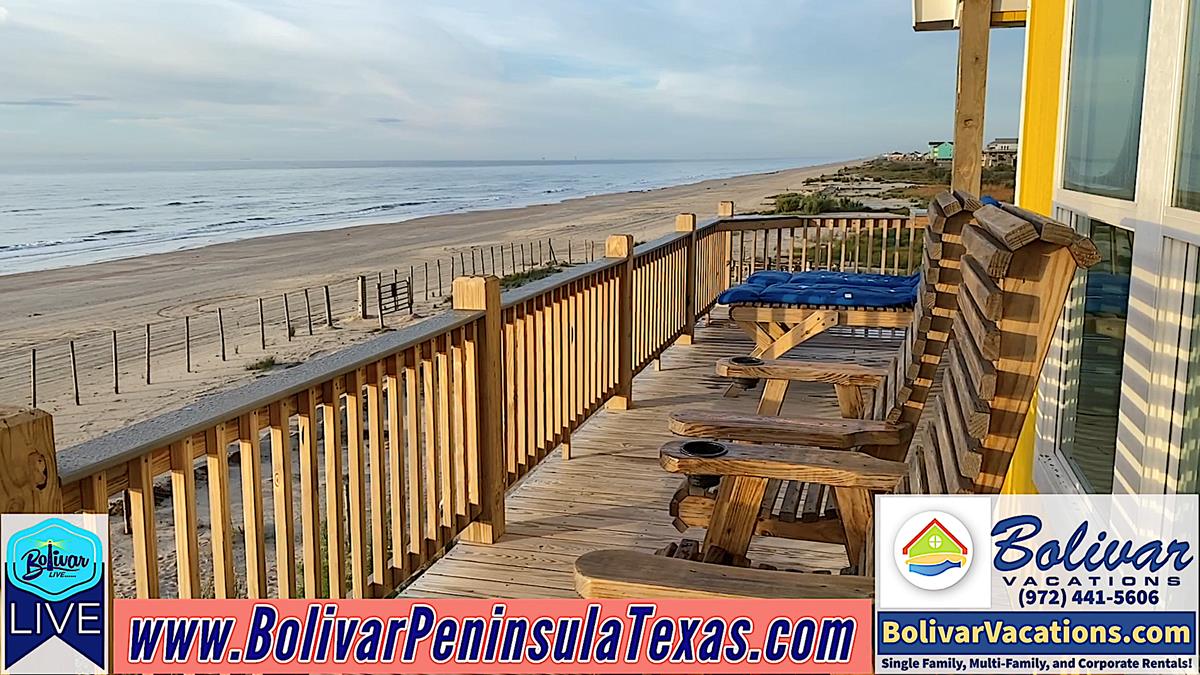 Beach House Vacation Rental Preview On Bolivar Peninsula.