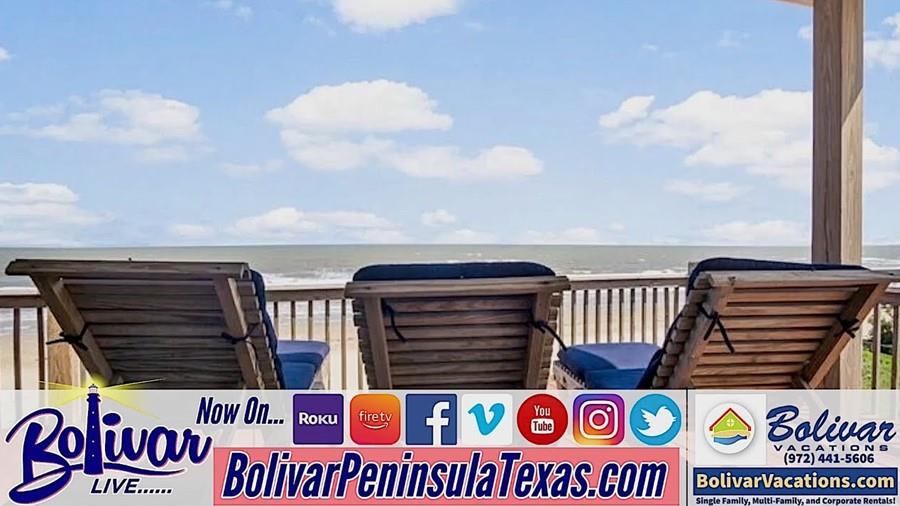 Beach House Vacation Rental Preview On Bolivar Peninsula, Magnificent Starfish