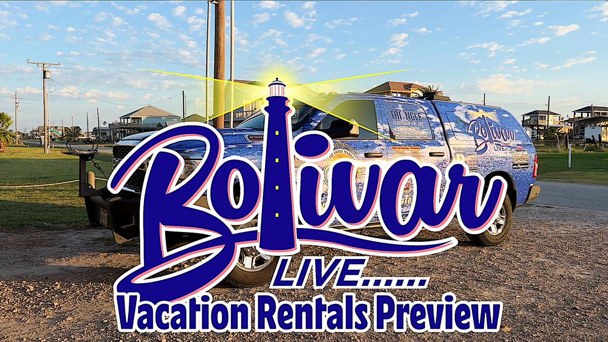 Beach House Vacation Rentals Preview On Bolivar Peninsula.