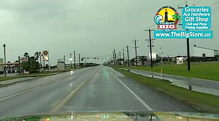 Beach Open, Restaurants Open Friday, Birthday Wishes and Storms In Crystal Beach, Texas.