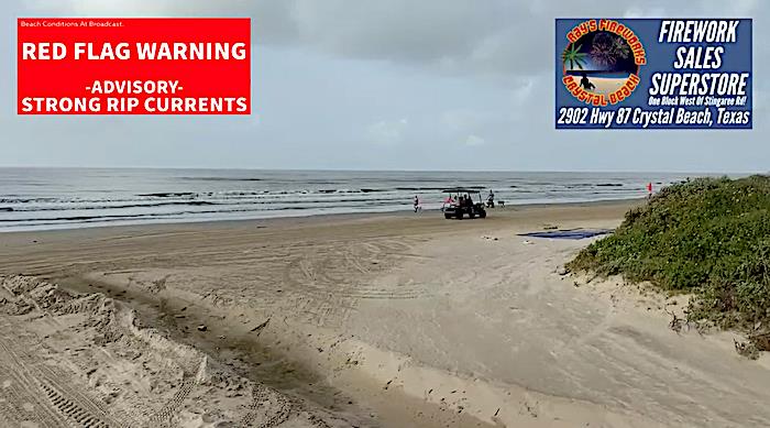 Beach Open To Foot Traffic, 7-11am and 4-8pm On Bolivar Peninsula.