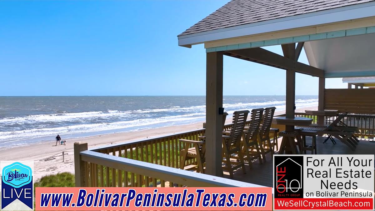 Beachfront Home For Sale On Bolivar Peninsula.