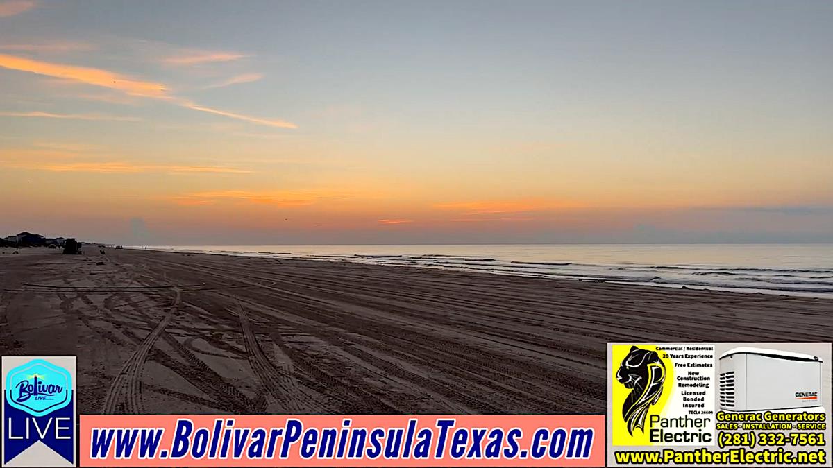 Beachfront Painted Sky, Crystal Beach, Texas.