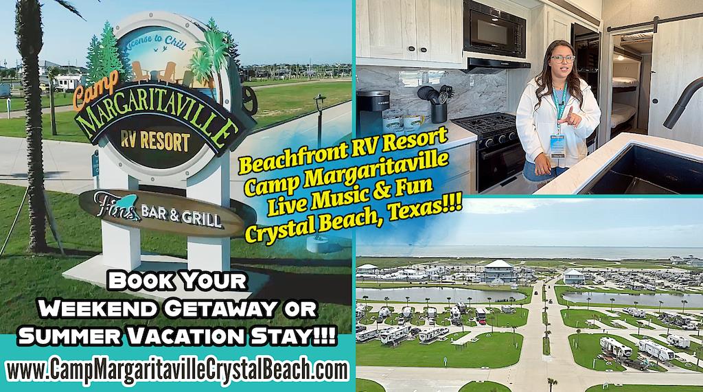 Beachfront RV Resort Camp Margaritaville Crystal Beach