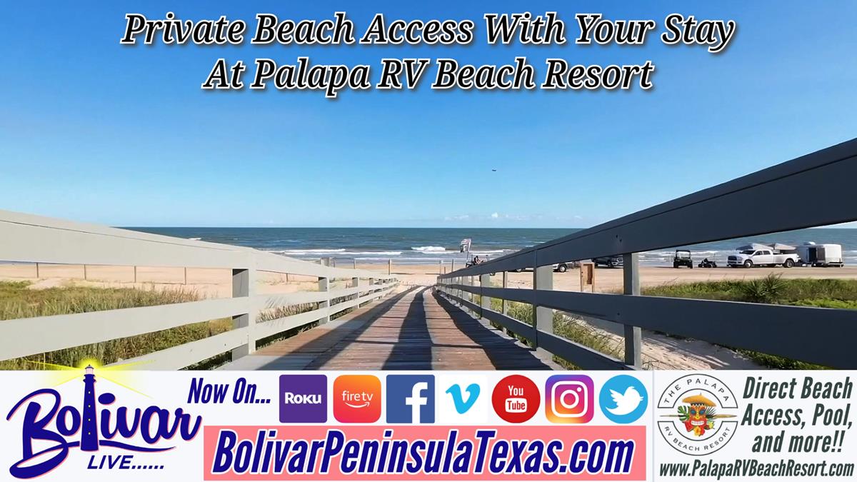 Beachfront RV Resort On The Quiet Part Of The Beach, Bolivar Peninsula, Texas!