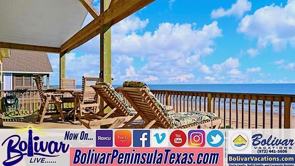 Beachfront Vacation Rental Preview, On Bolivar Peninsula, Splash.