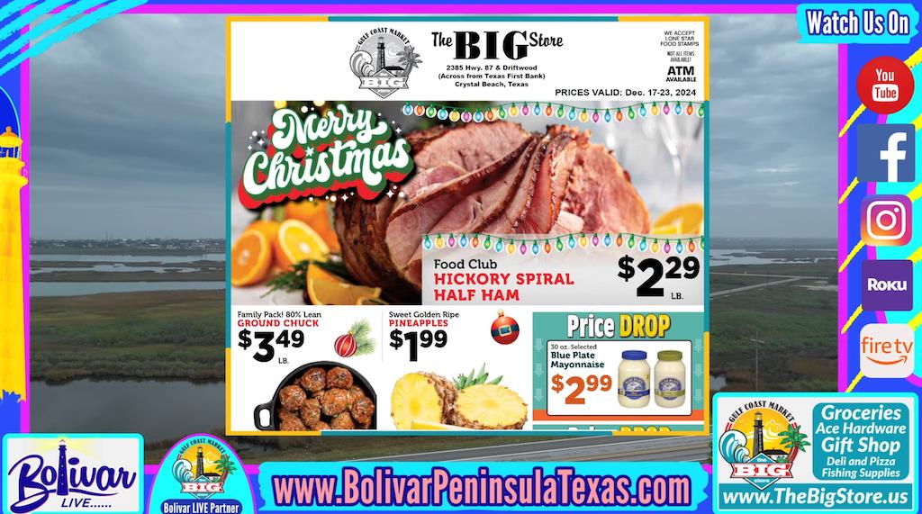 Big Store Holiday Savings Big Store Sales on Bolivar Peninsula