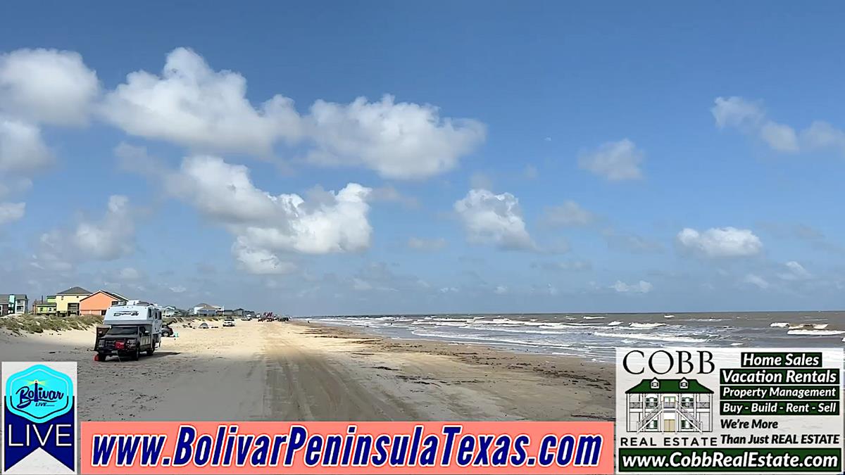 Bolivar Beachfront Afternoon View, Relax, and Enjoy.