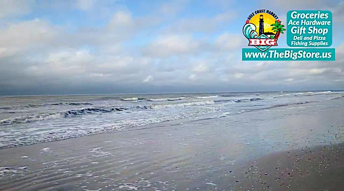 Bolivar LIVE Morning Beachfront Drive In Crystal Beach, Texas