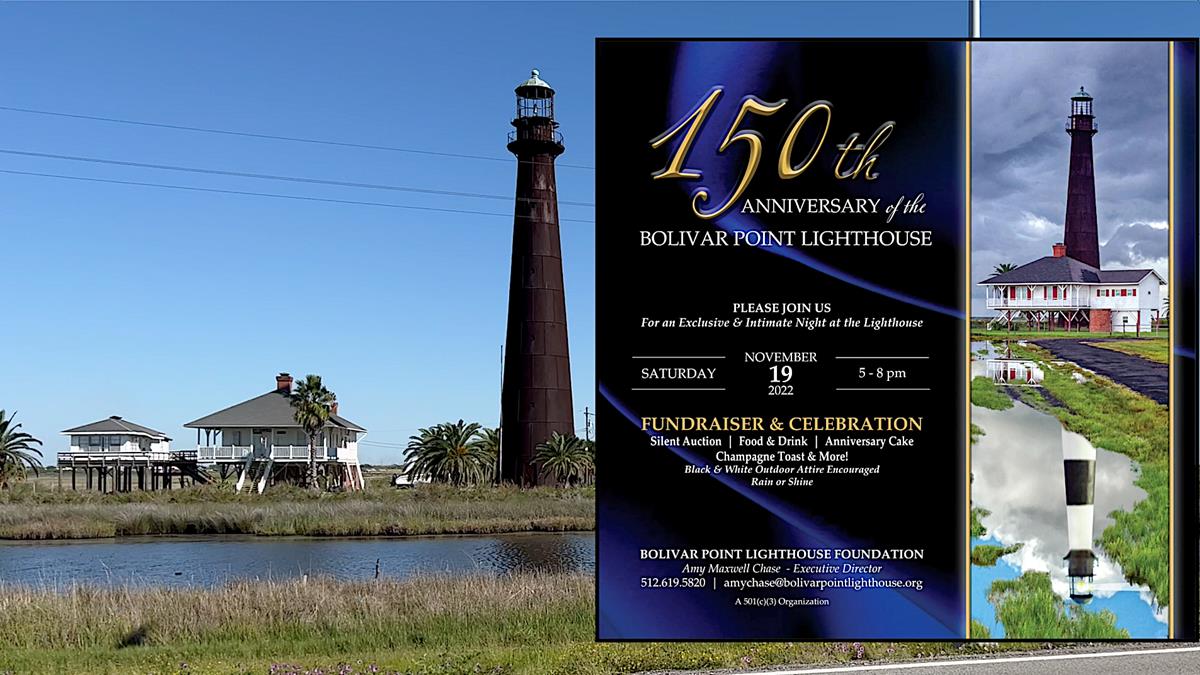 Bolivar Lighthouse Celebrates 150th Birthday, November 19, 2022.