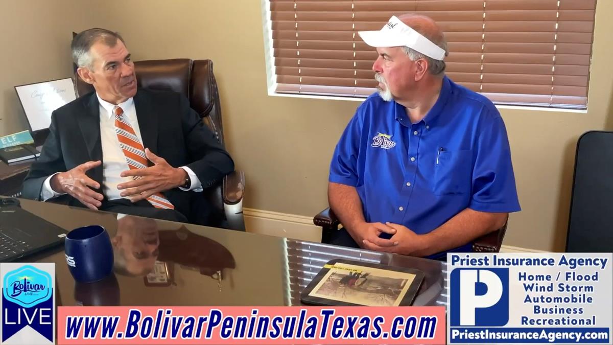 Bolivar Live and Priest Insurance Talk Service To Bolivar Peninsula