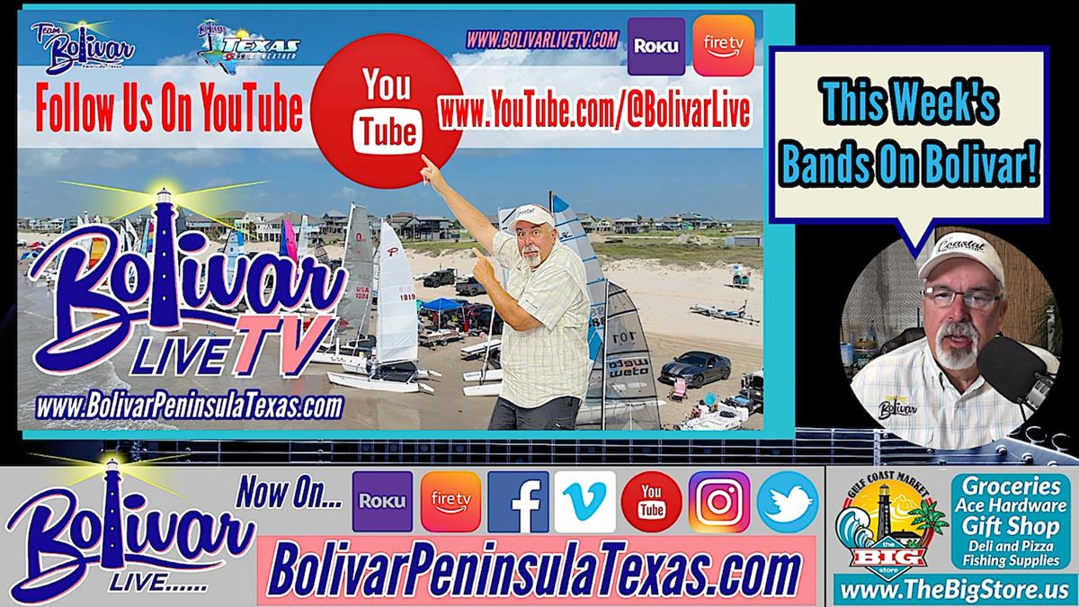 Bolivar Live, Bands On Bolivar Live Music Lineup, This Weekend In Crystal Beach, Texas