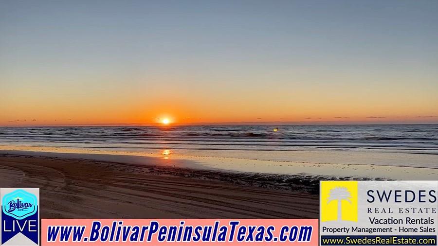 Bolivar Live Beachfront For A Painted Sky On Bolivar Peninsula.