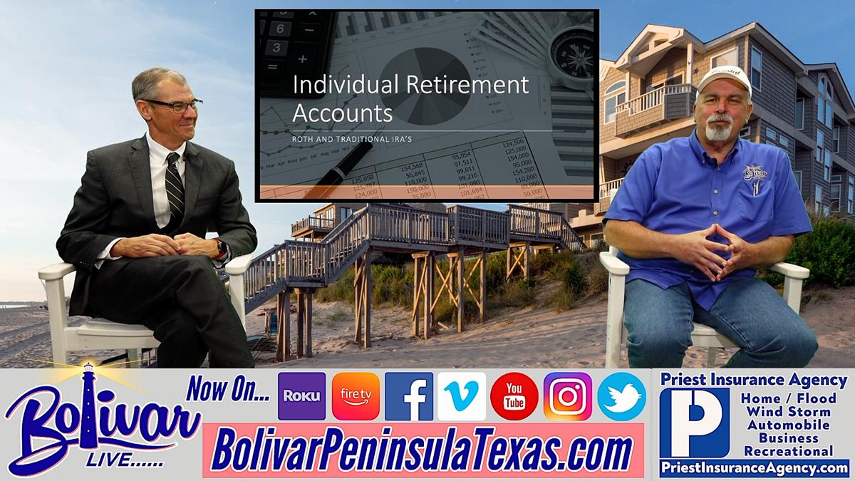 Bolivar Live: Insurance Talk- Individual Retirement Accounts.