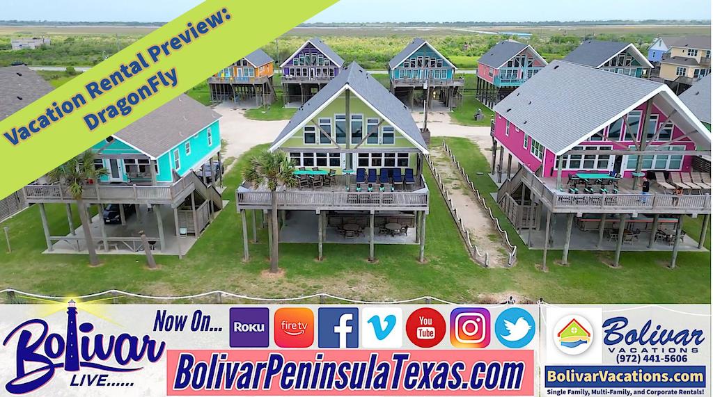 Bolivar Live, Vacation Rental Preview, Beachfront, Dragonfly.