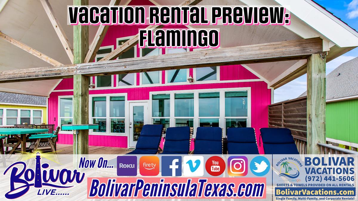 Bolivar Live Vacation Rental Preview: Beautiful 5 Bedroom 4 Bath House.