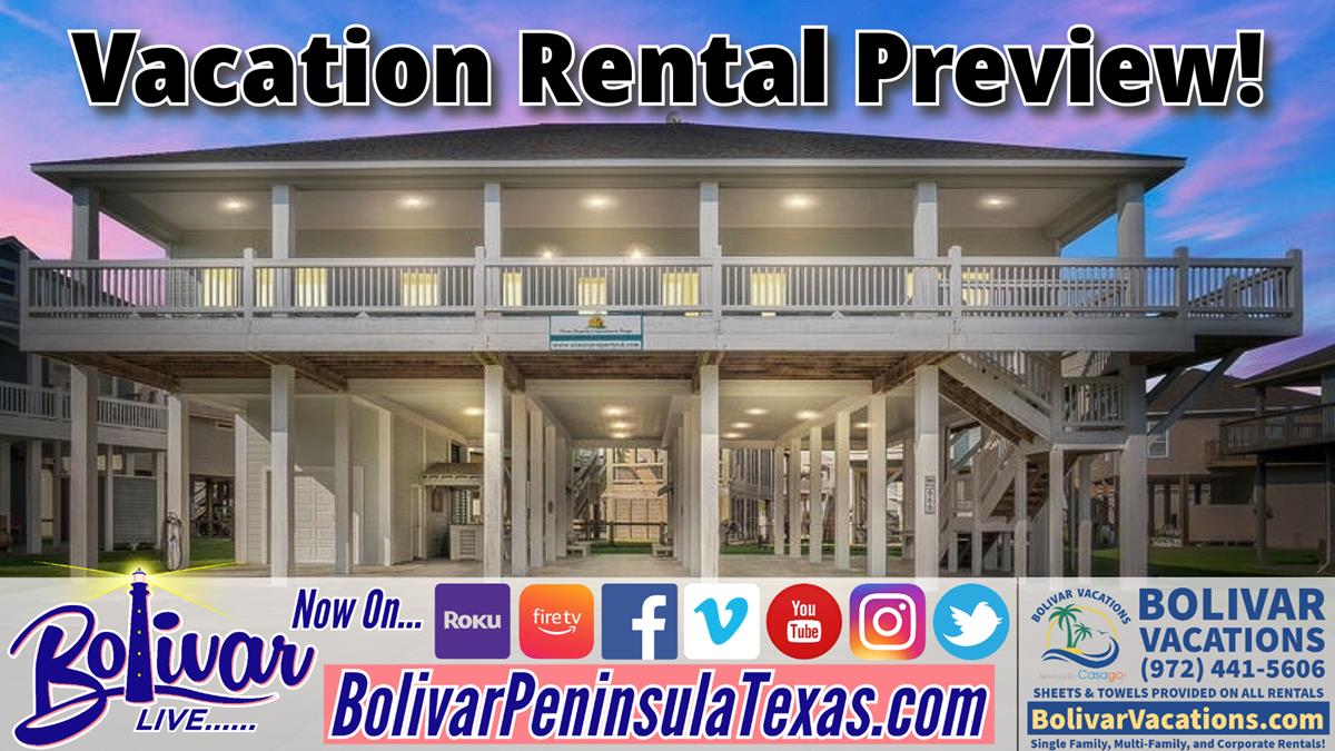 Bolivar Live, Vacation Rental Preview, New Rental Homes With Bolivar Vacations!
