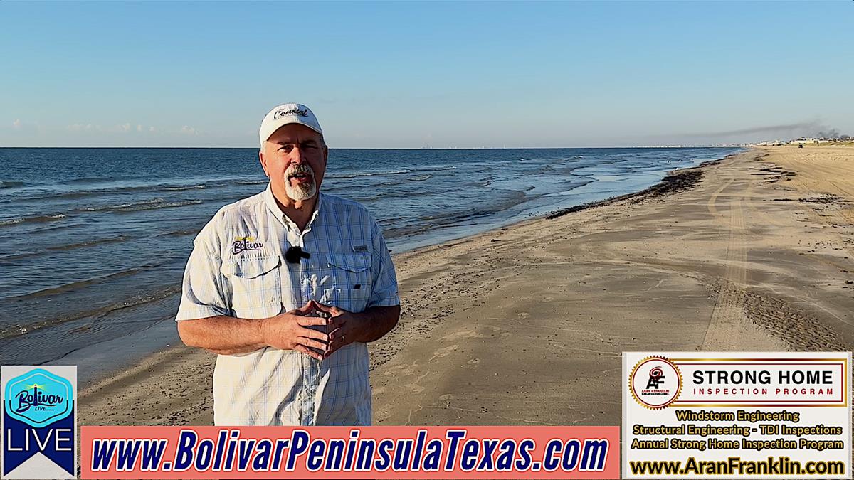 Bolivar Peninsula Beachfront For Columbus Day Weekend Ahead.