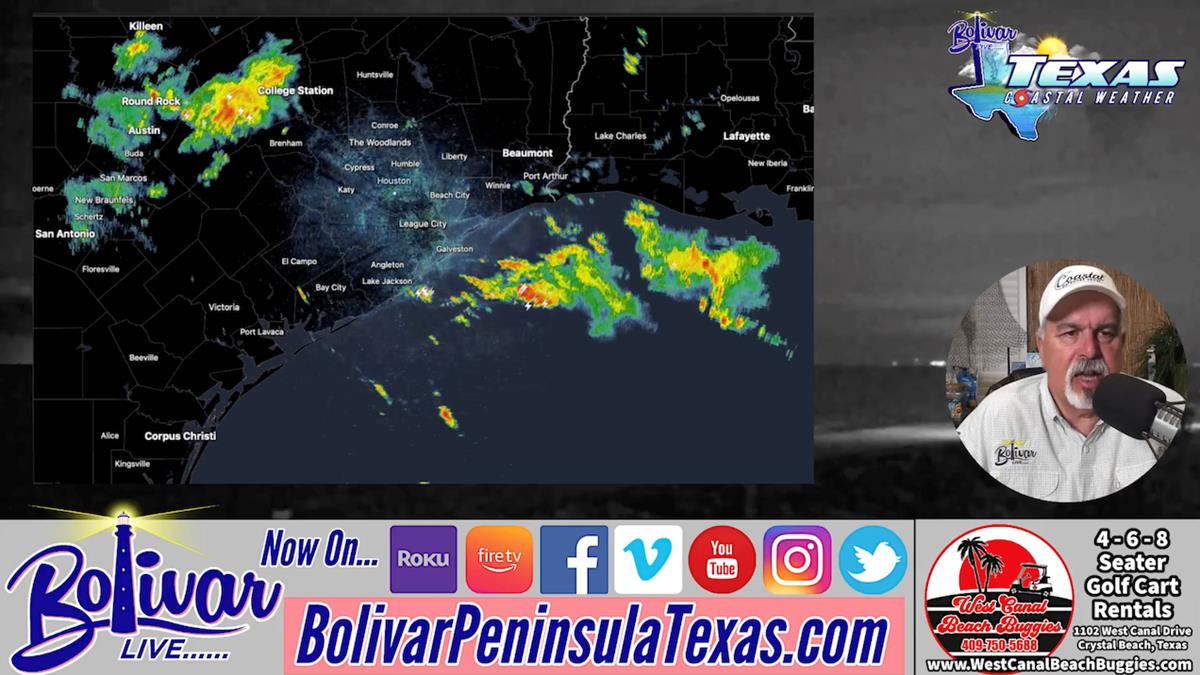 Bolivar Peninsula Could Get Much Needed Rain, Weekend Weather Outlook.