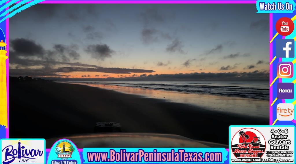 Bolivar Peninsula Is OPEN, Enjoy Our Beachfront On A Weekend Getaway.