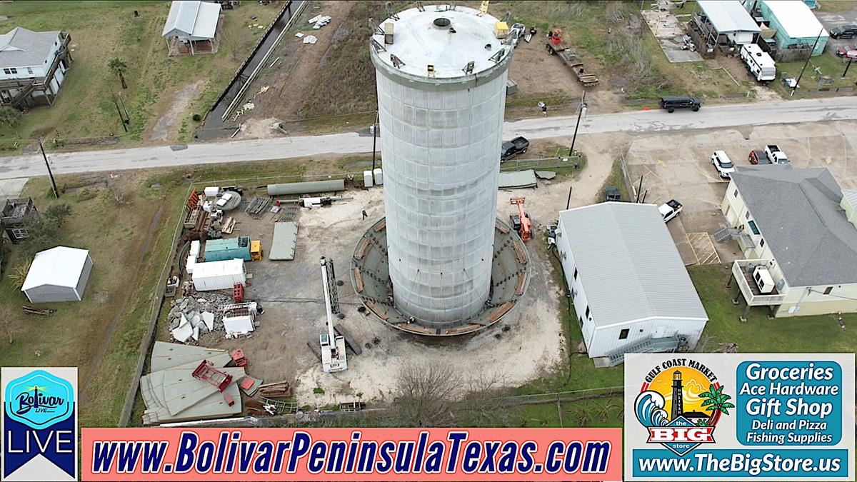 Bolivar Peninsula, New Water Tower And More.
