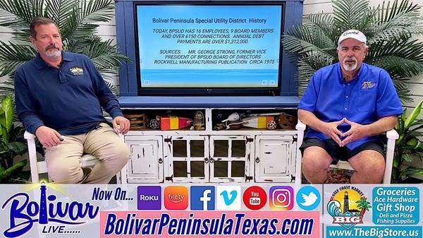 Bolivar Peninsula Special Utility District, Overview And History.