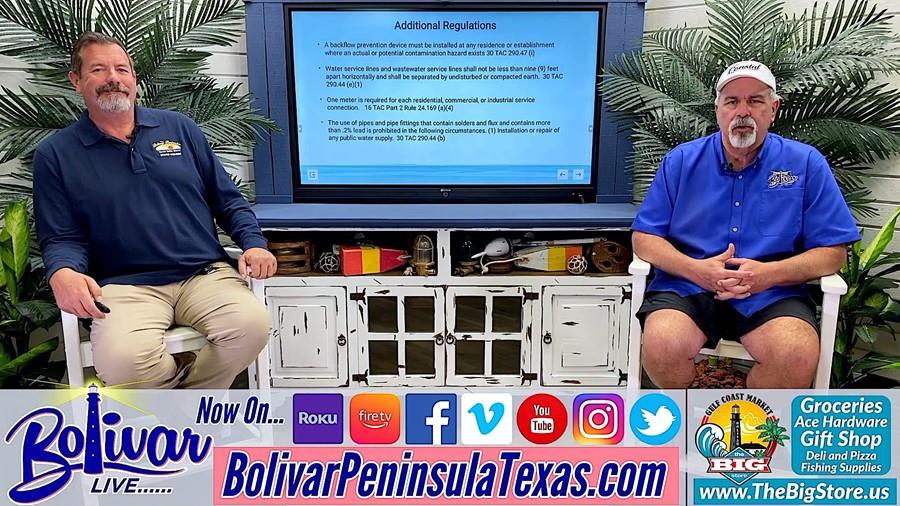 Bolivar Peninsula Special Utility District, Update #2