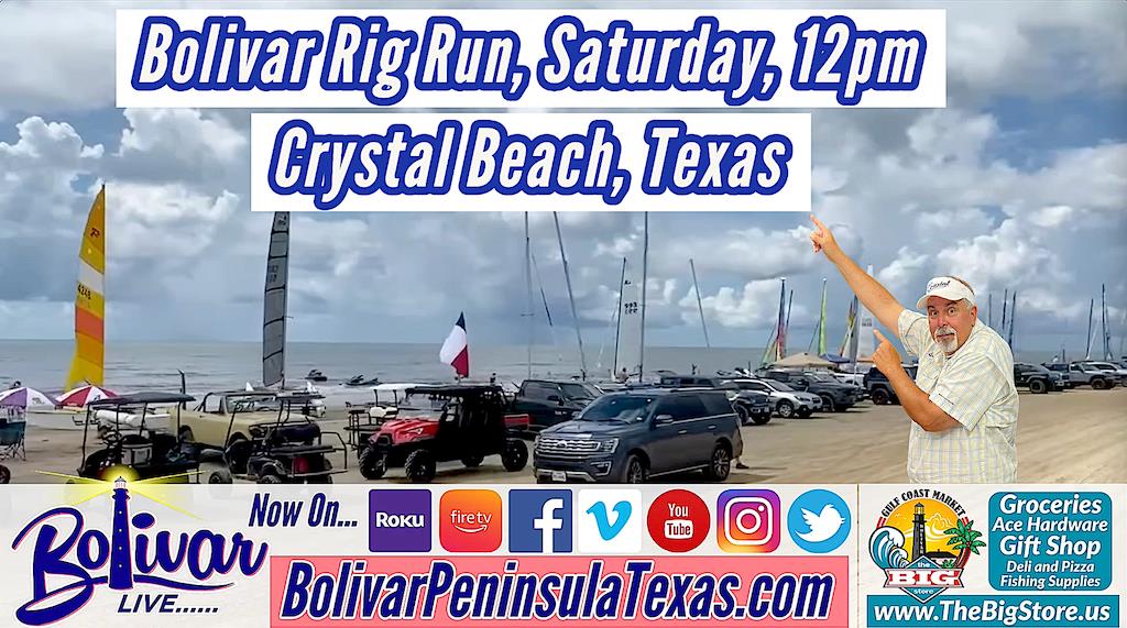 Bolivar Rig Run 2023, In Crystal Beach, Texas, Saturday August 12, 2023.