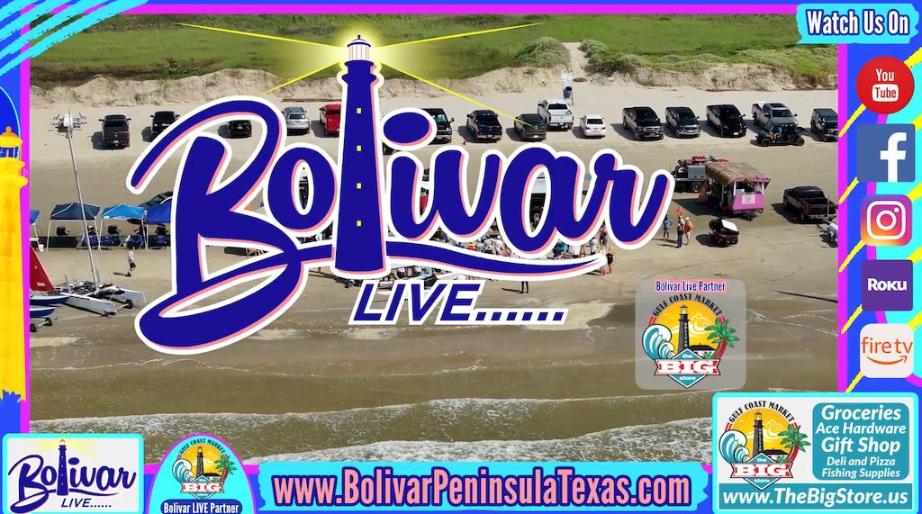 Check Out Yesterdays Bolivar Rig Run Beachfront From Above.